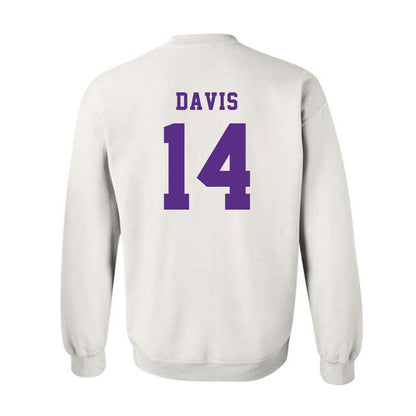 Furman - NCAA Football : Isaiah Davis - Classic Shersey Crewneck Sweatshirt-1