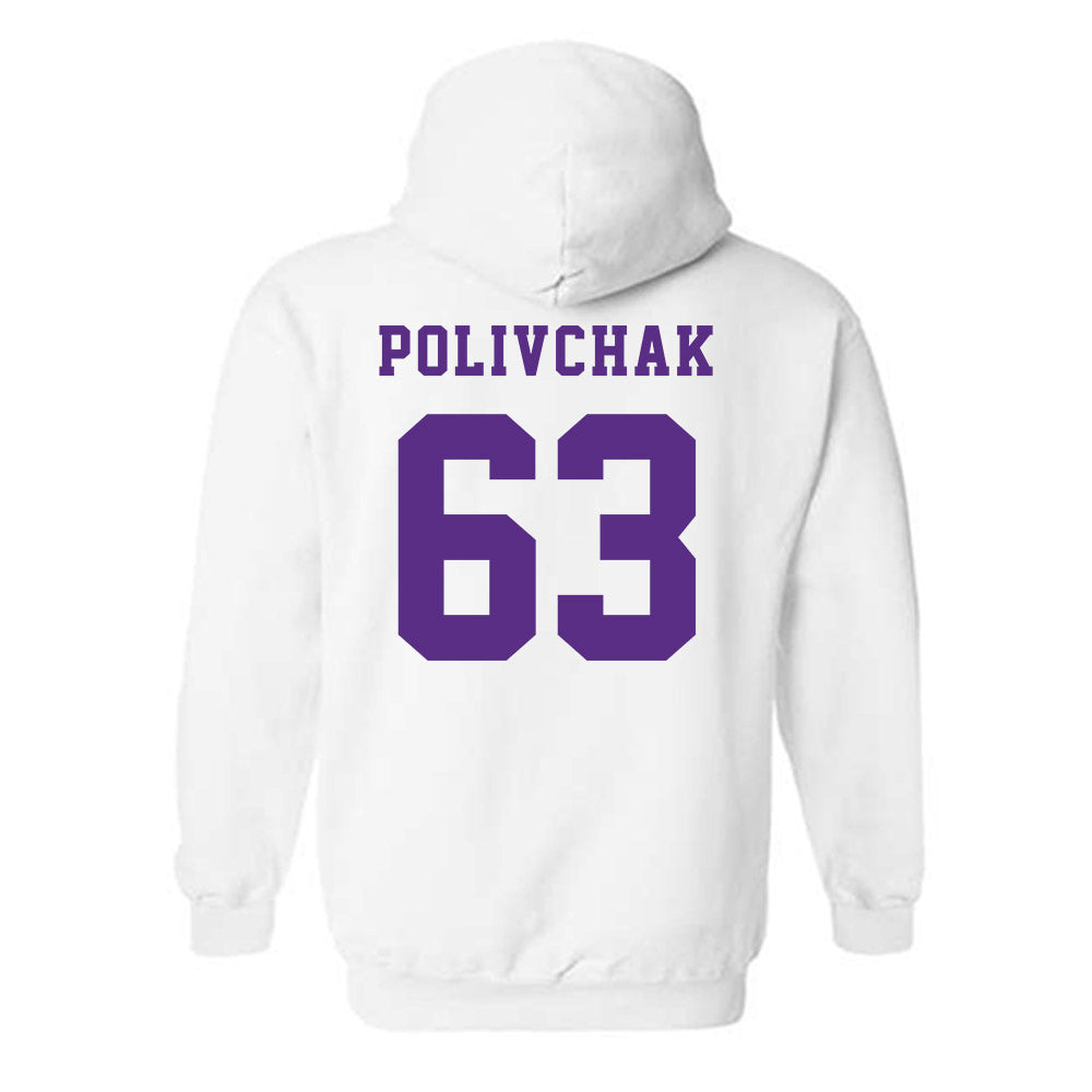 Furman - NCAA Football : Chase Polivchak - Classic Shersey Hooded Sweatshirt-1