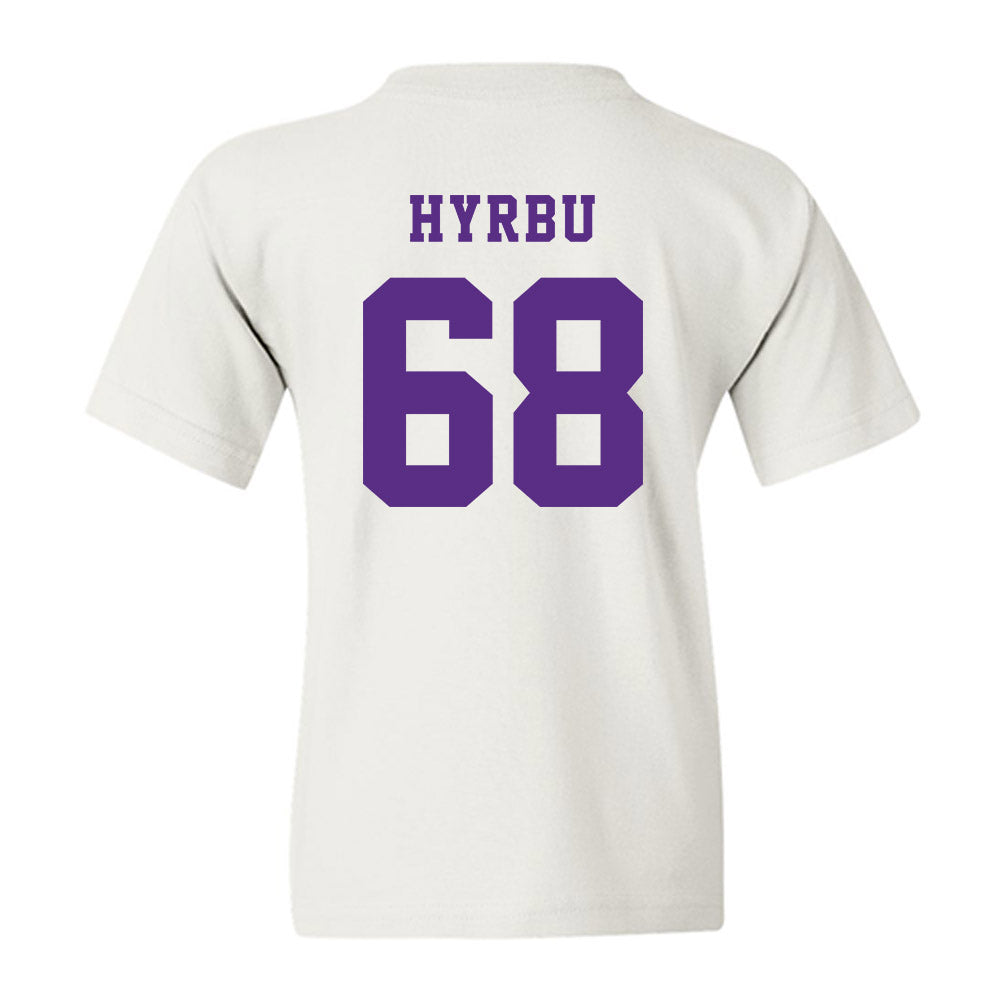 Furman - NCAA Football : Tim Hyrbu - Classic Shersey Youth T-Shirt-1