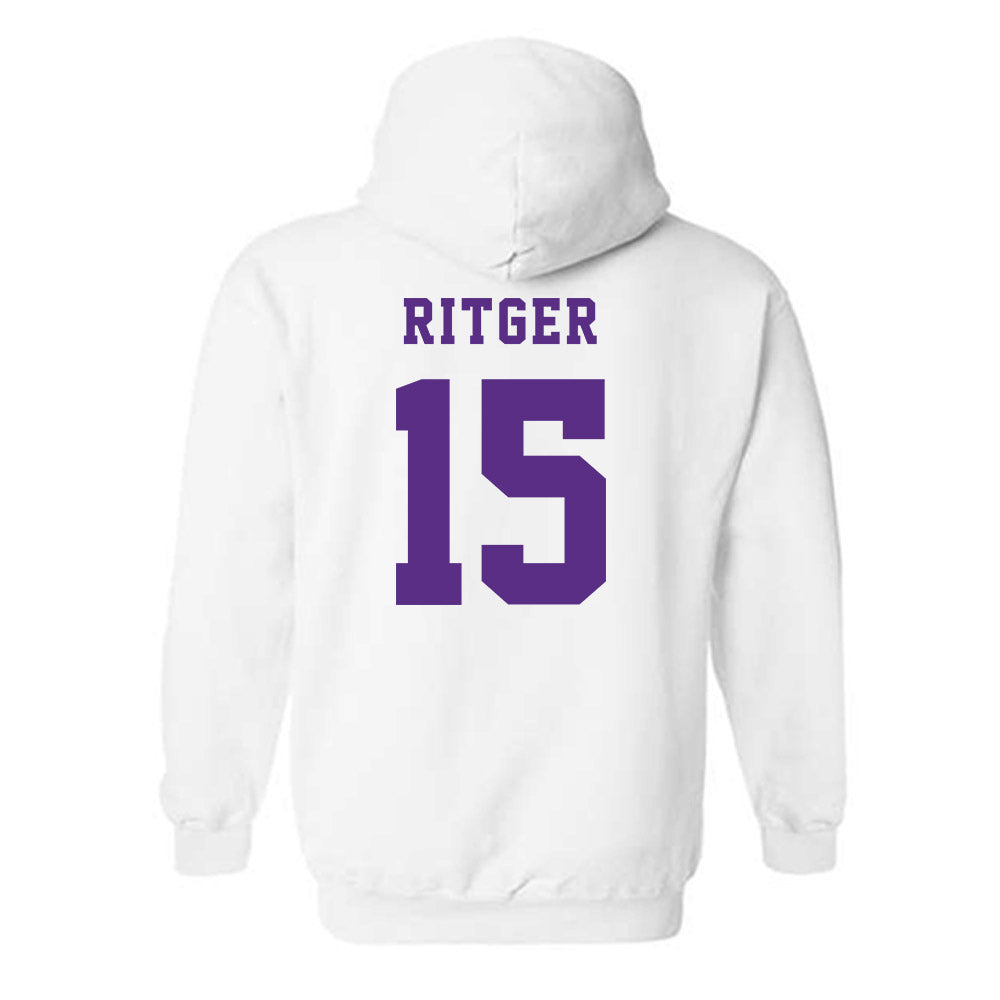 Furman - NCAA Men's Basketball : Owen Ritger - Classic Shersey Hooded Sweatshirt-1