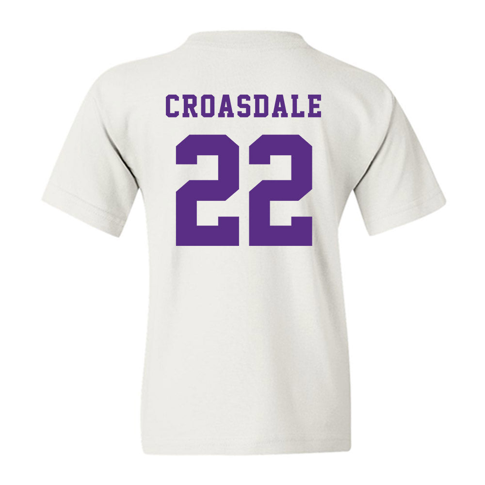 Furman - NCAA Football : Ben Croasdale - Classic Shersey Youth T-Shirt-1