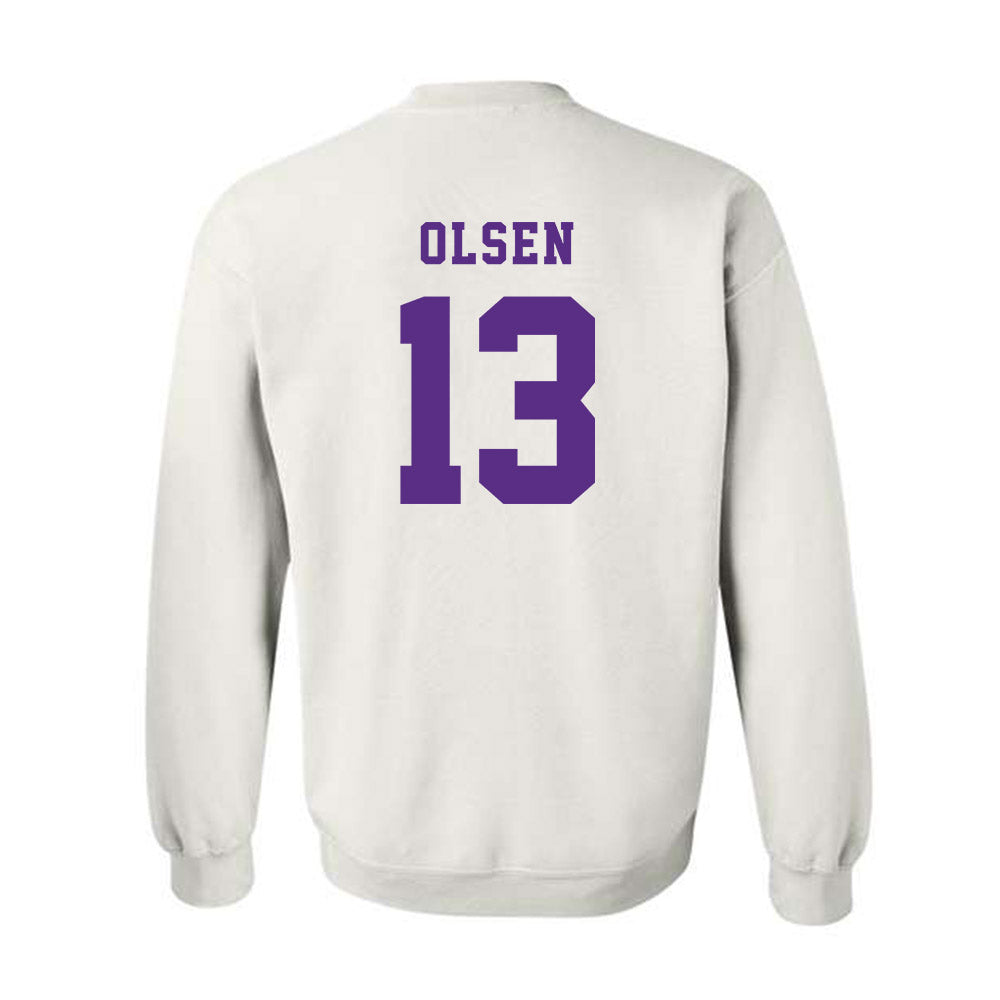 Furman - NCAA Football : Ian Olsen - Classic Shersey Crewneck Sweatshirt-1