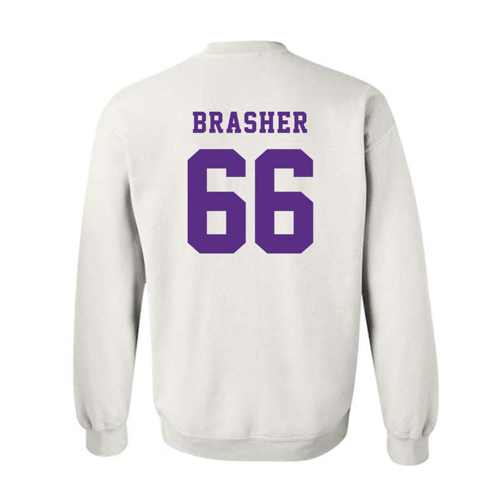 Furman - NCAA Football : Eli Brasher - Classic Shersey Crewneck Sweatshirt-1