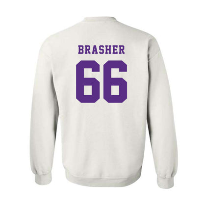 Furman - NCAA Football : Eli Brasher - Classic Shersey Crewneck Sweatshirt-1