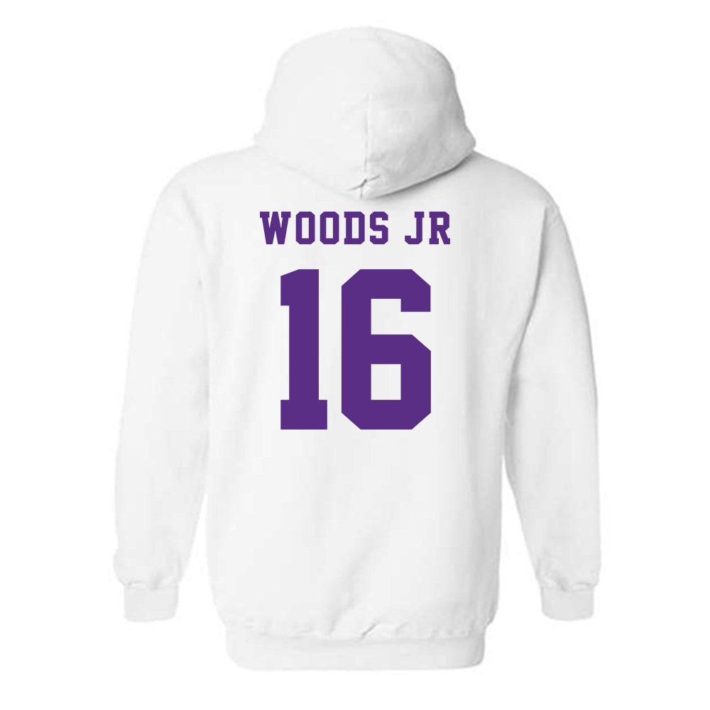 Furman - NCAA Football : Michael Woods Jr - Classic Shersey Hooded Sweatshirt-1