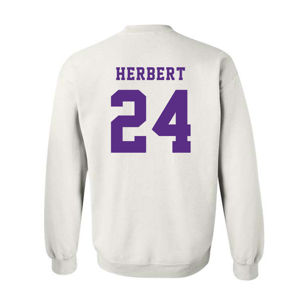 Furman - NCAA Football : Raleigh Herbert - Classic Shersey Crewneck Sweatshirt-1
