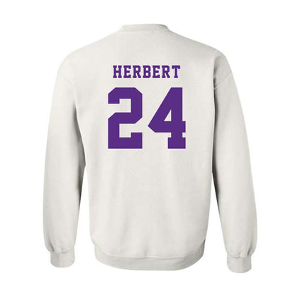 Furman - NCAA Football : Raleigh Herbert - Classic Shersey Crewneck Sweatshirt-1