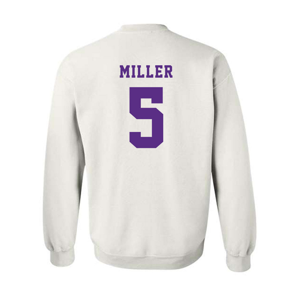 Furman - NCAA Football : Jordan Miller - Classic Shersey Crewneck Sweatshirt-1