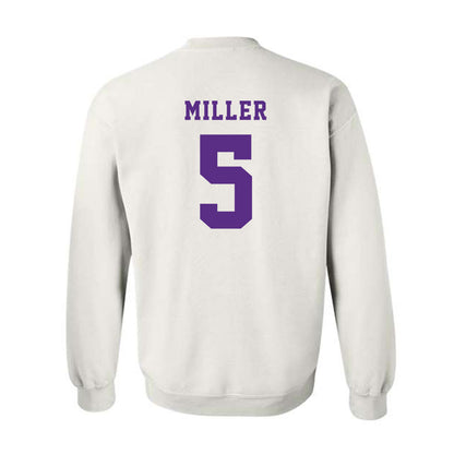 Furman - NCAA Football : Jordan Miller - Classic Shersey Crewneck Sweatshirt-1