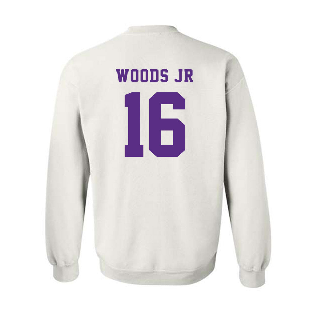 Furman - NCAA Football : Michael Woods Jr - Classic Shersey Crewneck Sweatshirt-1