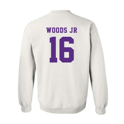 Furman - NCAA Football : Michael Woods Jr - Classic Shersey Crewneck Sweatshirt-1