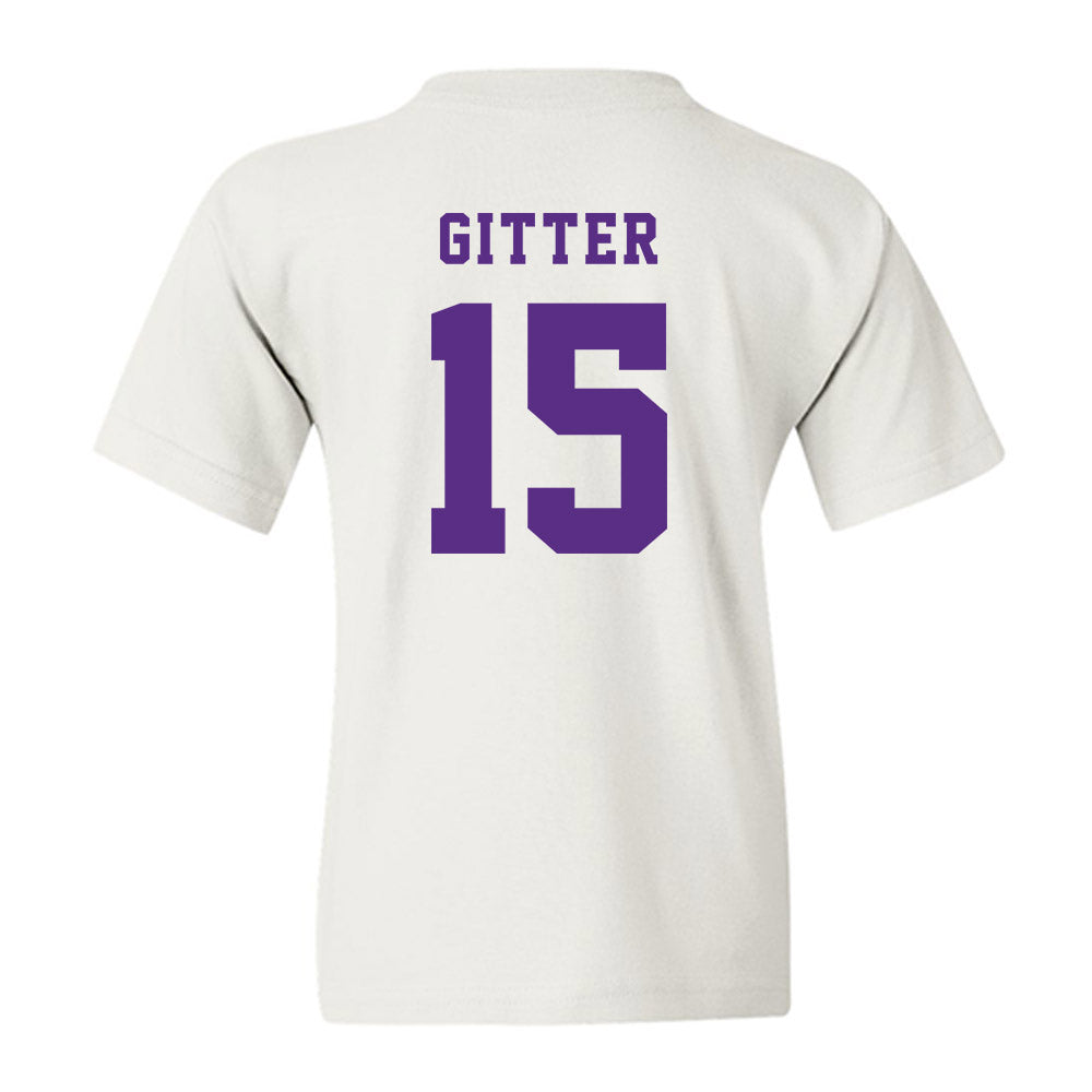 Furman - NCAA Football : Gray Gitter - Classic Shersey Youth T-Shirt-1
