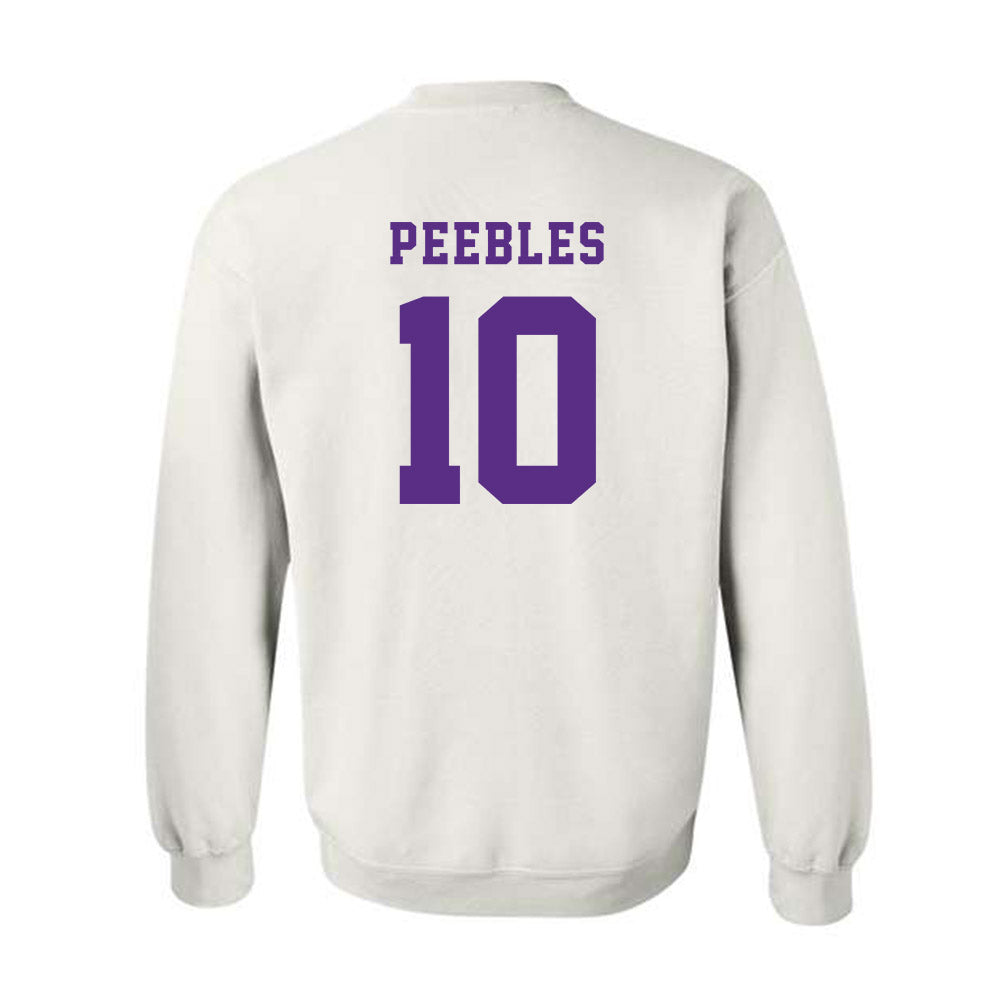 Furman - NCAA Football : Braylon Peebles - Classic Shersey Crewneck Sweatshirt-1