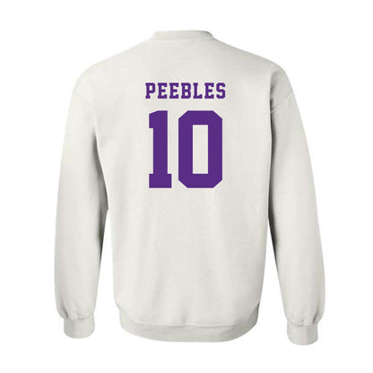 Furman - NCAA Football : Braylon Peebles - Classic Shersey Crewneck Sweatshirt-1