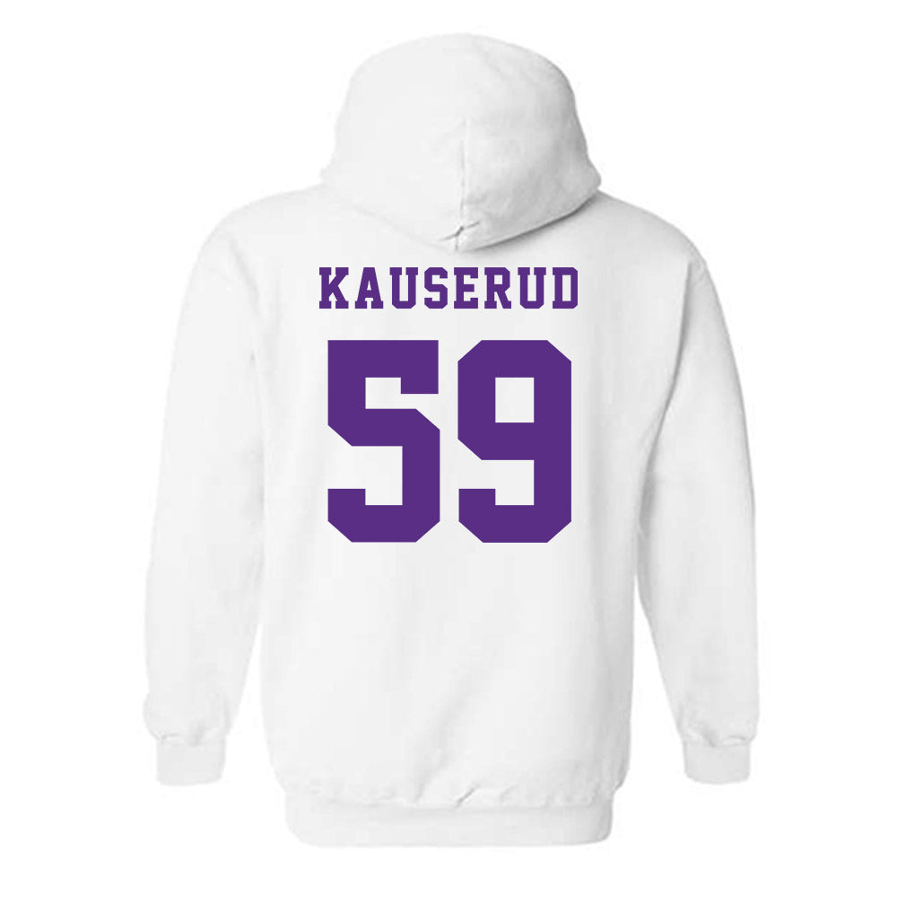 Furman - NCAA Football : Ty Kauserud - Classic Shersey Hooded Sweatshirt-1