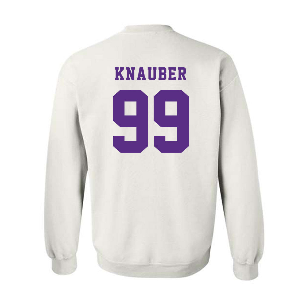 Furman - NCAA Football : Bruce Knauber - Classic Shersey Crewneck Sweatshirt-1