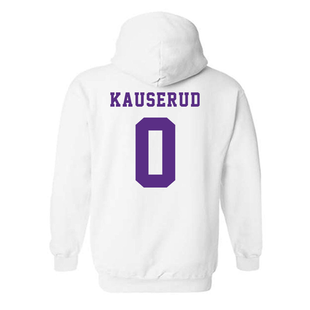 Furman - NCAA Football : Ty Kauserud - Classic Shersey Hooded Sweatshirt-1