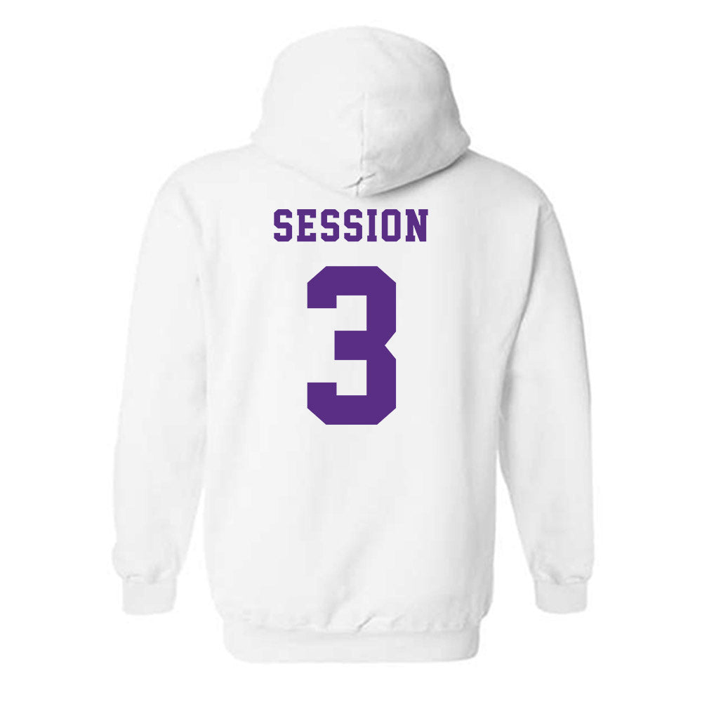Furman - NCAA Women's Basketball : Jada Session - Classic Shersey Hooded Sweatshirt-1