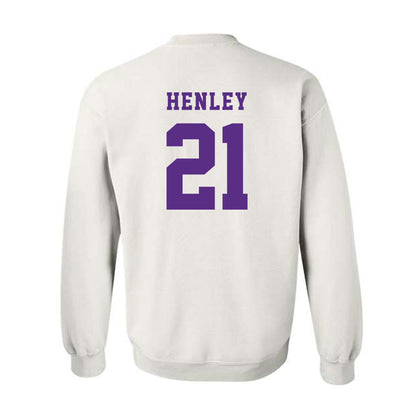 Furman - NCAA Women's Basketball : Niveya Henley - Classic Shersey Crewneck Sweatshirt-1