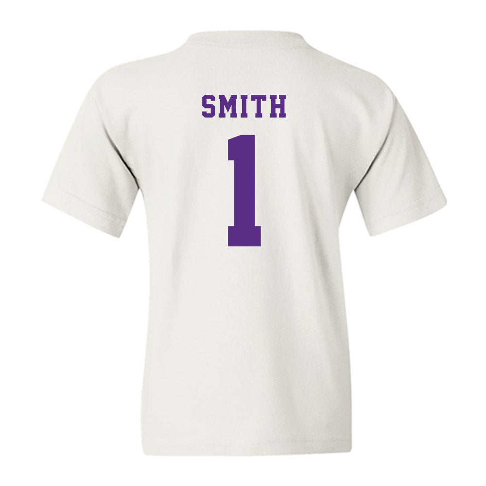 Furman - NCAA Football : Trey Smith - Classic Shersey Youth T-Shirt-1