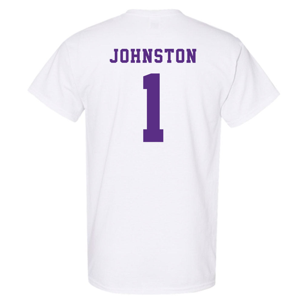 Furman - NCAA Men's Basketball : Charles Johnston - Classic Shersey T-Shirt-1