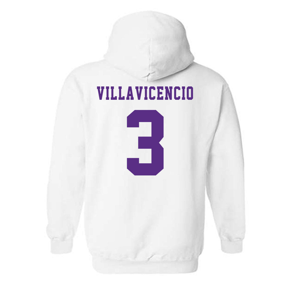 Furman - NCAA Men's Soccer : David Villavicencio - Classic Shersey Hooded Sweatshirt-1