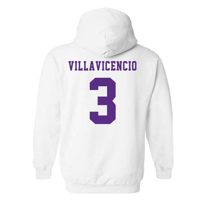 Furman - NCAA Men's Soccer : David Villavicencio - Classic Shersey Hooded Sweatshirt-1