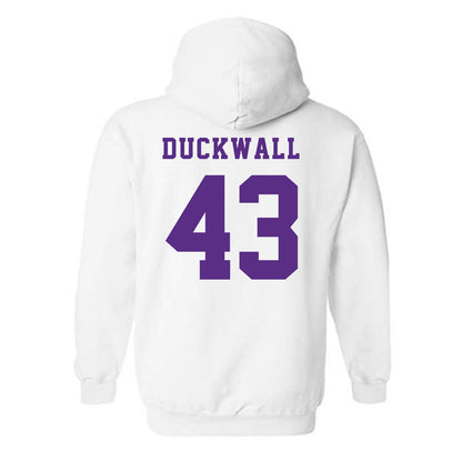 Furman - NCAA Football : Max Duckwall - Classic Shersey Hooded Sweatshirt-1