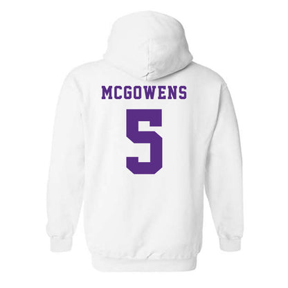 Furman - NCAA Women's Basketball : Raina McGowens - Classic Shersey Hooded Sweatshirt-1