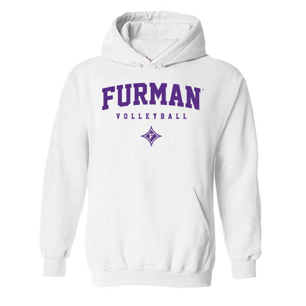 Furman - NCAA Women's Volleyball : Amber Watson - Classic Shersey Hooded Sweatshirt-0