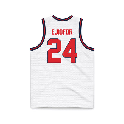 St. Johns - NCAA Men's Basketball : Zuby Ejiofor - White Basketball Jersey