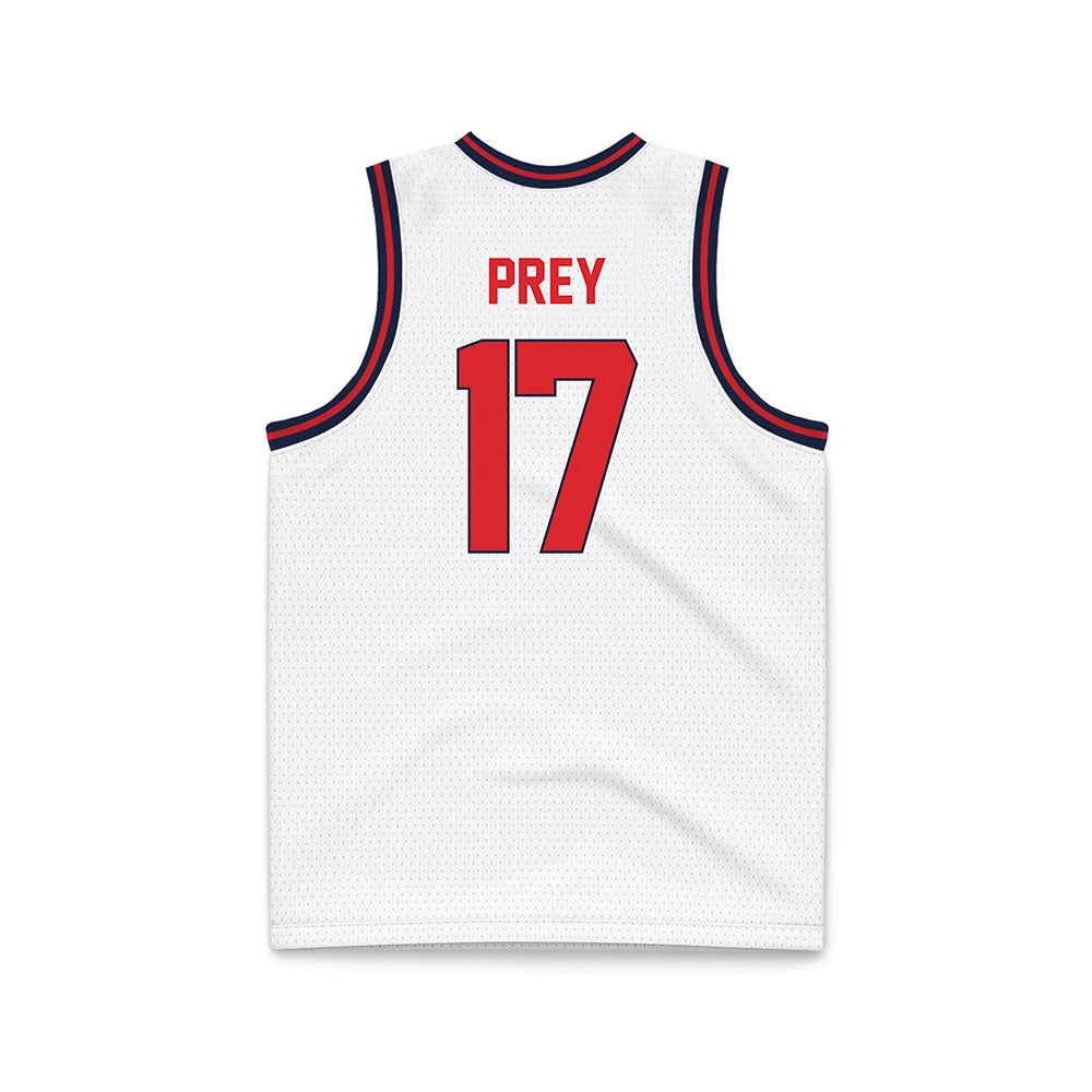St. Johns - NCAA Men's Basketball : Ruben Prey - White Basketball Jersey-1