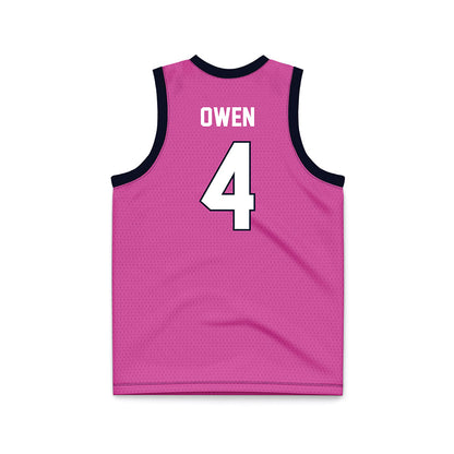 St. Johns - NCAA Women's Basketball : Skye Owen - Pink Basketball Jersey