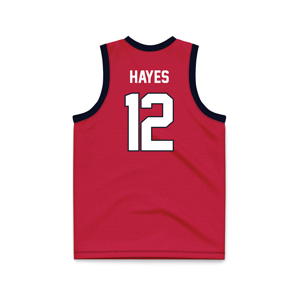 St. Johns - NCAA Women's Basketball : Kyla Hayes - Red Basketball Jersey-1