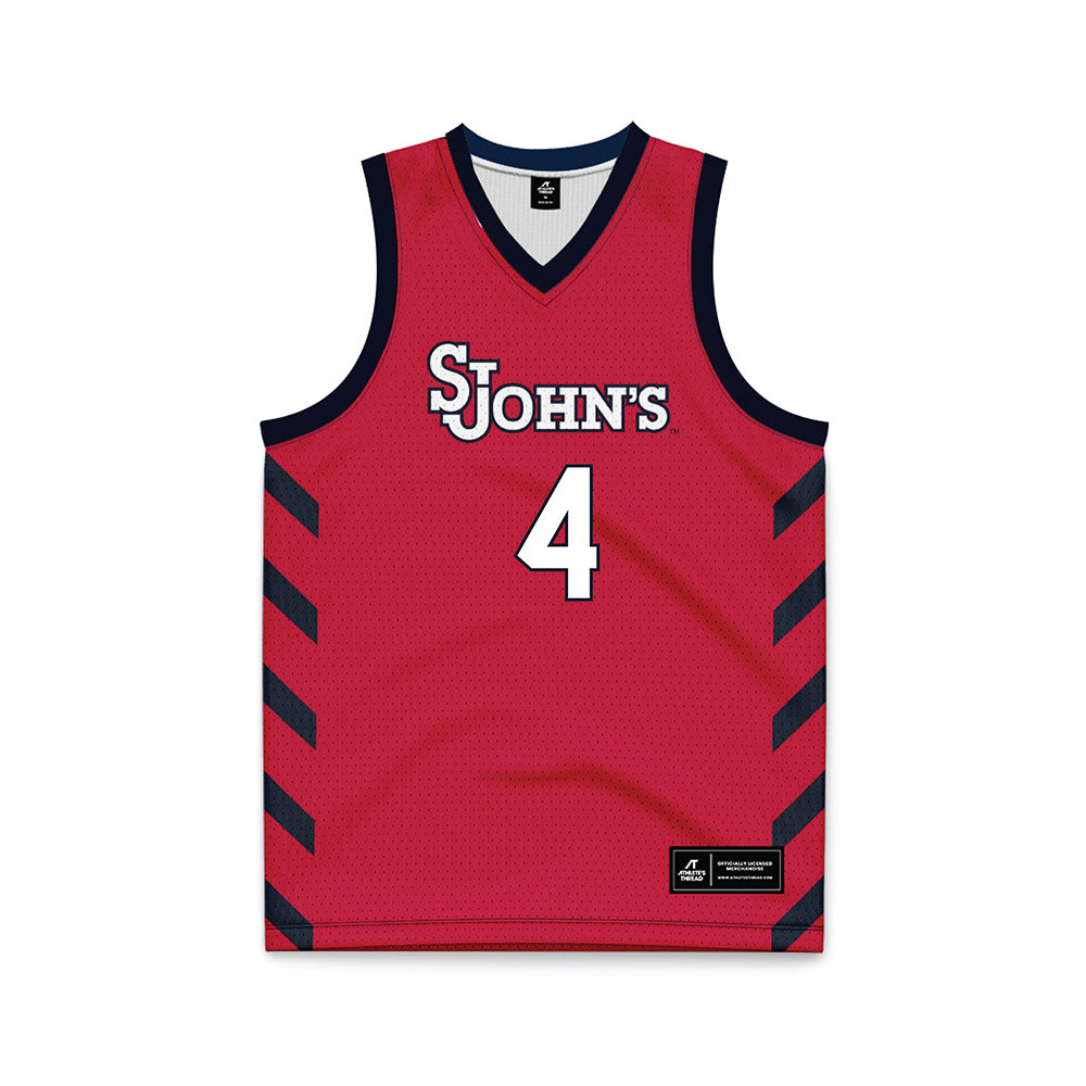 St. Johns - NCAA Women's Basketball : Skye Owen - Red Basketball Jersey