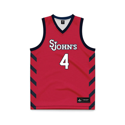 St. Johns - NCAA Women's Basketball : Skye Owen - Red Basketball Jersey