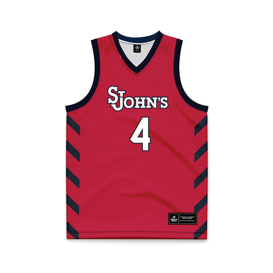 St. Johns - NCAA Women's Basketball : Skye Owen - Red Basketball Jersey