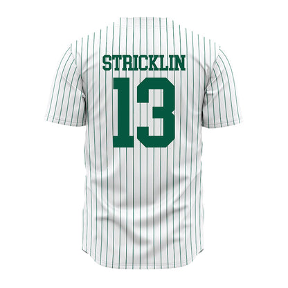 UNC Charlotte - NCAA Baseball : Cale Stricklin - White Jersey-1