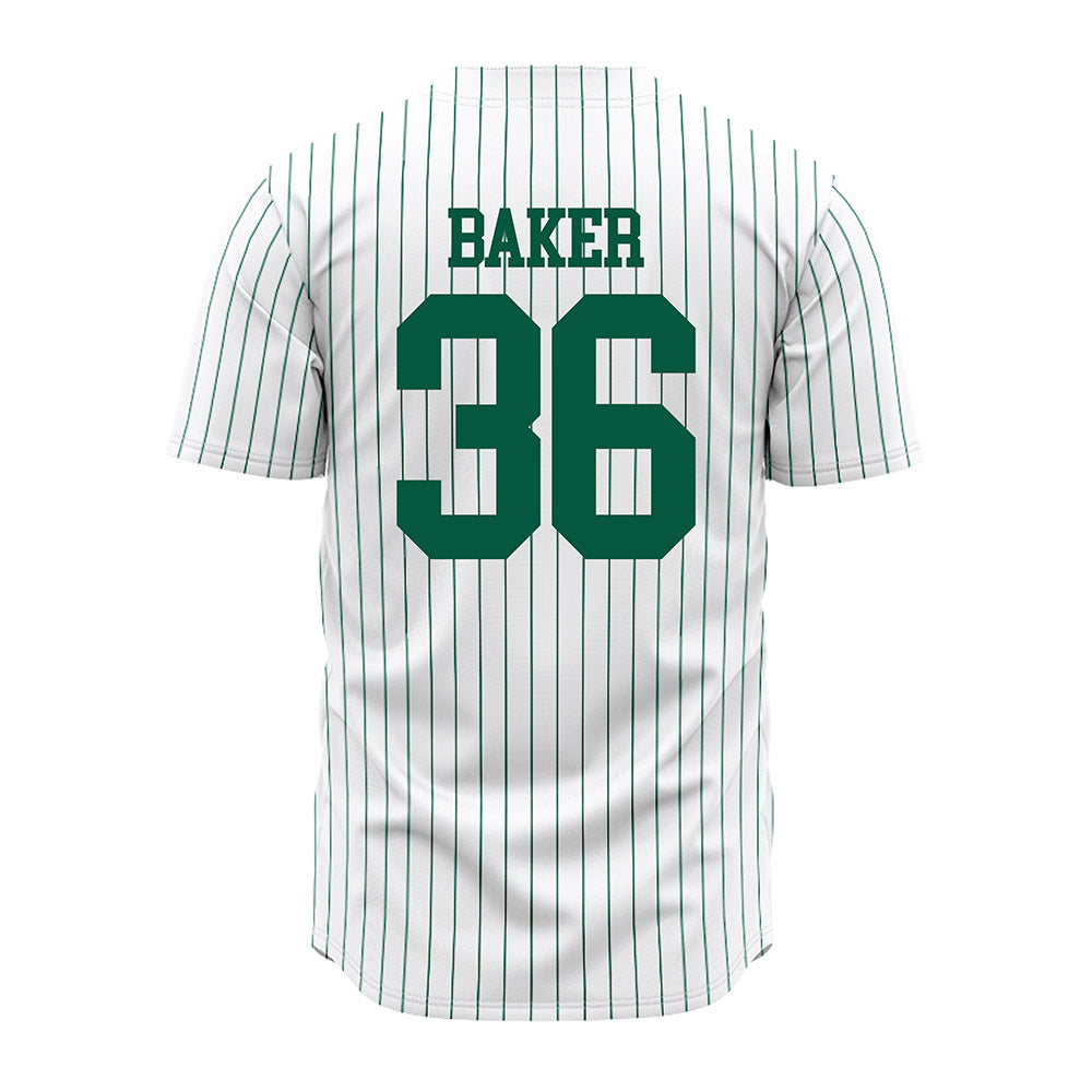 UNC Charlotte - NCAA Baseball : Adam Baker - White Jersey-1