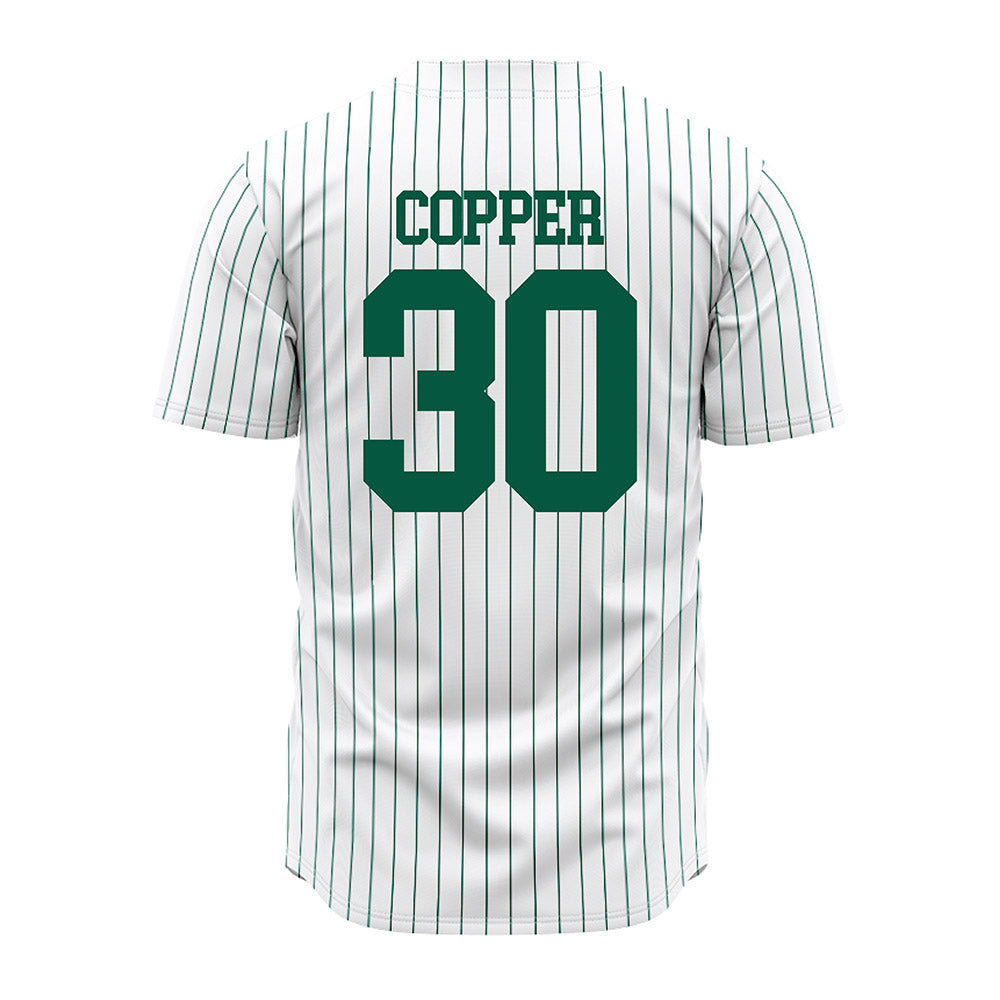 UNC Charlotte - NCAA Baseball : Eddie Copper - White Jersey-1