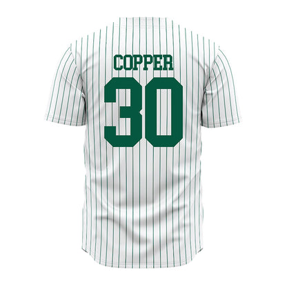 UNC Charlotte - NCAA Baseball : Eddie Copper - White Jersey-1