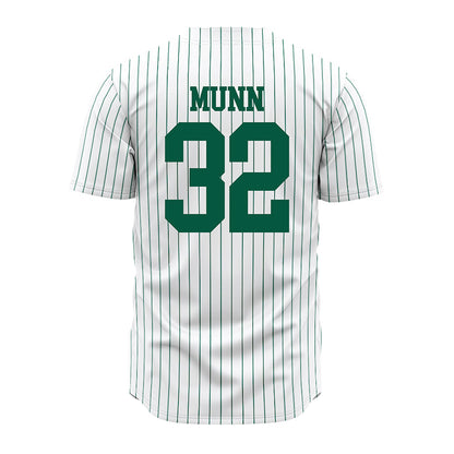 UNC Charlotte - NCAA Baseball : Drew Munn - White Jersey-1