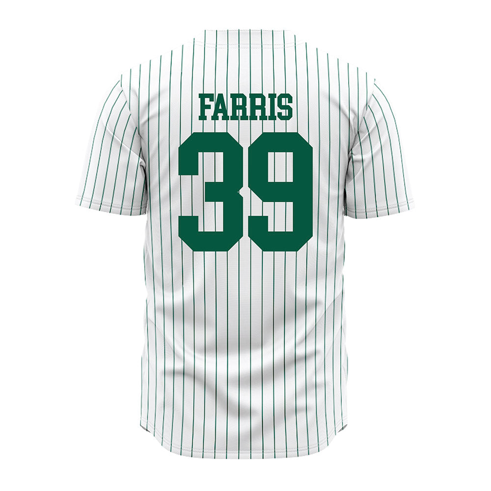 UNC Charlotte - NCAA Baseball : Bradley Farris - White Jersey-1