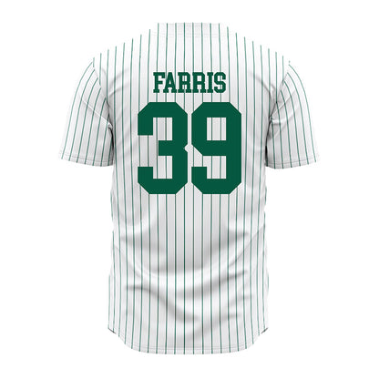UNC Charlotte - NCAA Baseball : Bradley Farris - White Jersey-1