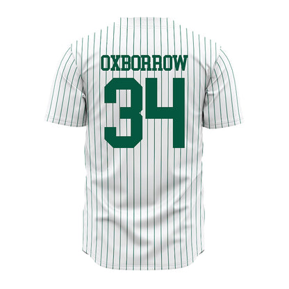 UNC Charlotte - NCAA Baseball : Chayse Oxborrow - White Jersey-1