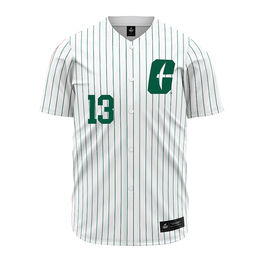 UNC Charlotte - NCAA Baseball : Cale Stricklin - White Jersey-0