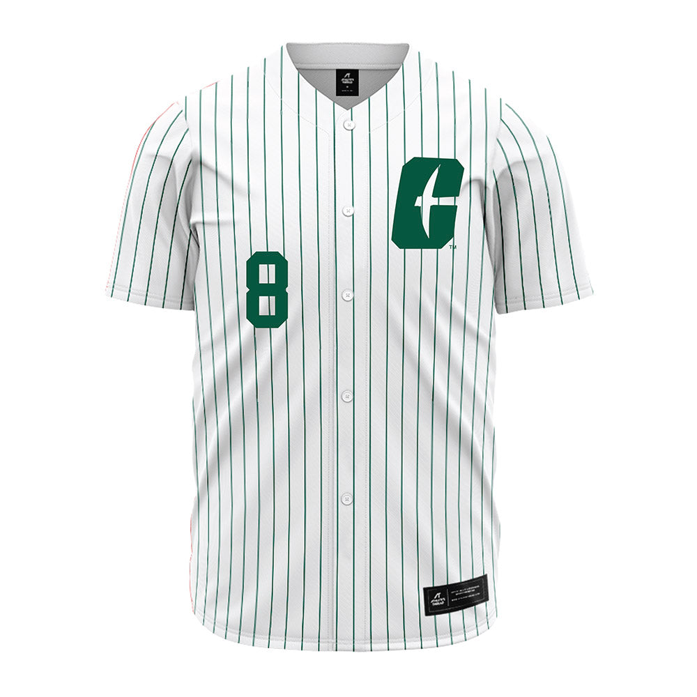 UNC Charlotte - NCAA Baseball : Robert Nedry - White Jersey-0