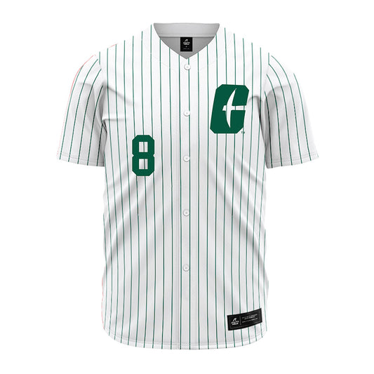 UNC Charlotte - NCAA Baseball : Robert Nedry - White Jersey-0