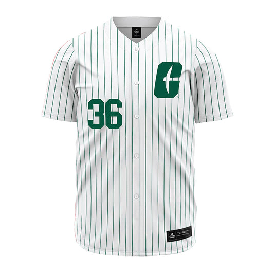 UNC Charlotte - NCAA Baseball : Adam Baker - White Jersey-0