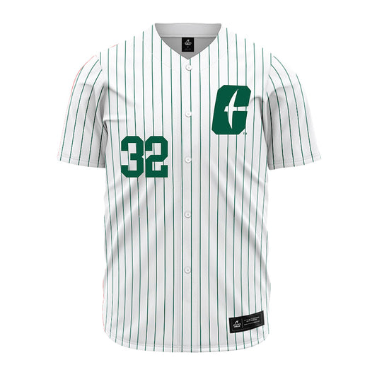 UNC Charlotte - NCAA Baseball : Drew Munn - White Jersey-0